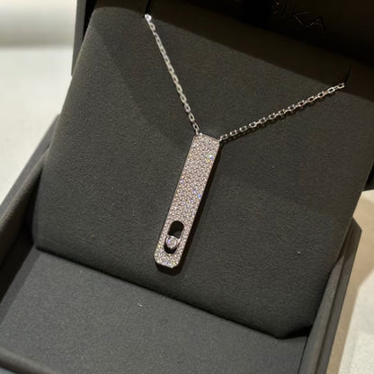 [Dawnora Jewelry]MY FIRST DIAMOND PAVED NECKLACE