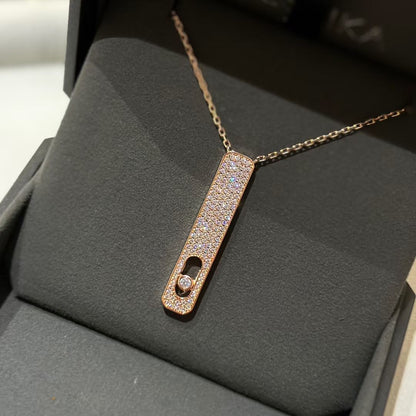 [Dawnora Jewelry]MY FIRST DIAMOND PAVED NECKLACE