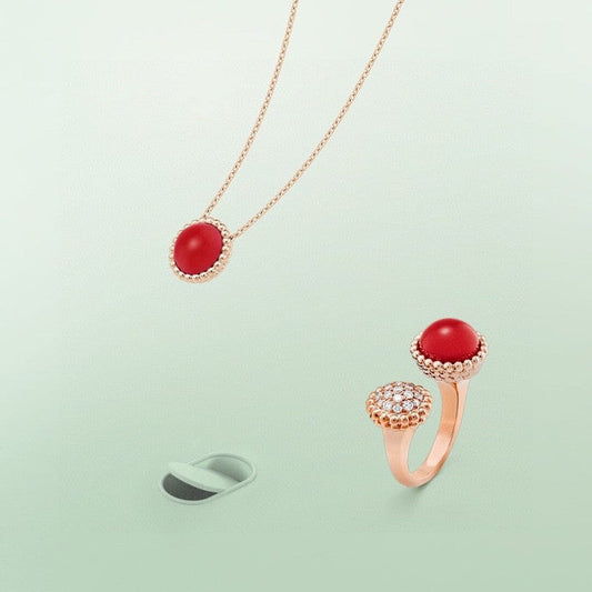 [Dawnora Jewelry]PERLEE COULEURS DIAMOND ROSE GOLD BETWEEN THE FINGER RING