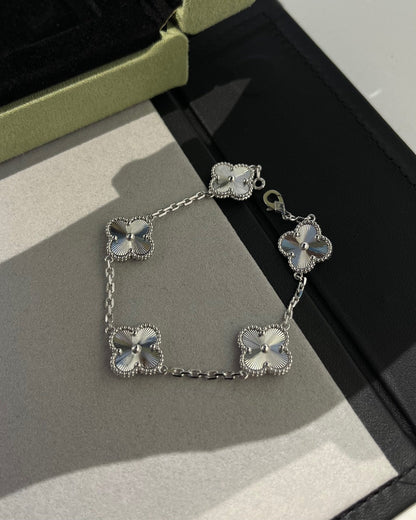 [Dawnora Jewelry] CLOVER 5 MOTIF LASER BRACELET COLLECTION
